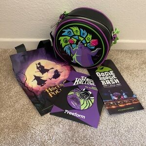 Disney Parks Nightmare before Christmas Loungefly Oogie Boogie Crossbody NWT